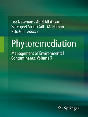 cover image of Phytoremediation: Management of Environmental Contaminants, Volume 7